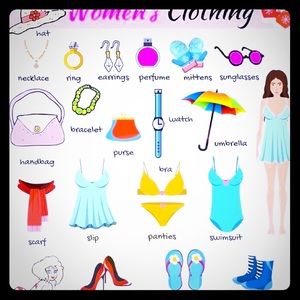 Women’s clothing: Tops, Jeans, 👖 , 👠 ,Jewelry